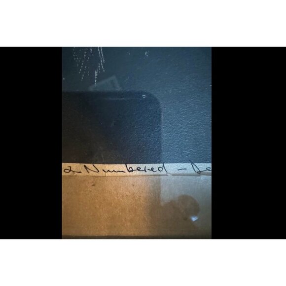 Lino Cut Coloured & Numbered Print Titled Louis Sun 1979 In Frame - Picture 8 of 12